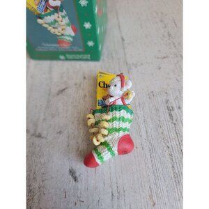 Enesco‎ general Mills Christmas cheer Cheerios vintage ornament Xmas